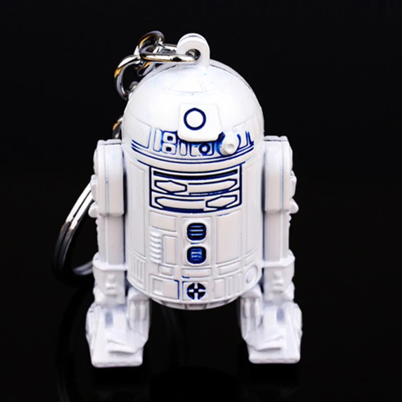 Звездные войны 3D фигурка робота R2D2 подвесные брелоки брелок для ключей в стиле унисекс, автомобильные брелки, ювелирные изделия, аксессуары - Цвет: A