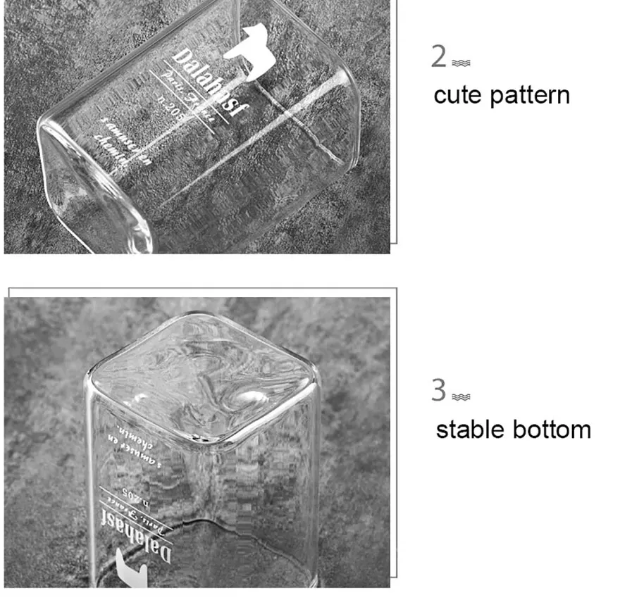 Ограниченная серия Verre Vaso Vidro квадратное стекло для креативного прозрачного стекла es для питья бокал es для вина стакан чашка