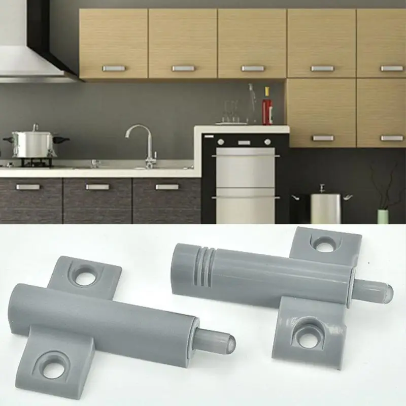 Практичный 10 шт. ABS Материал закрыть кухня выдвижной ящик шкафа доводчик буферы+ шурупы