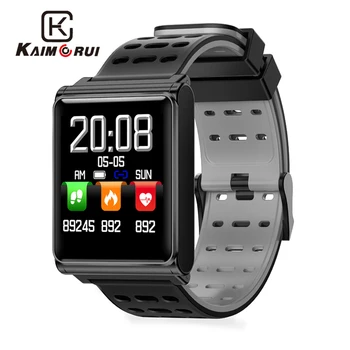 

Kaimorui Smart Bracelet Men Pedometer Heart Rate Tracker Bluetooth Smartband Call Reminder Wristband for Androidn IOS Phone