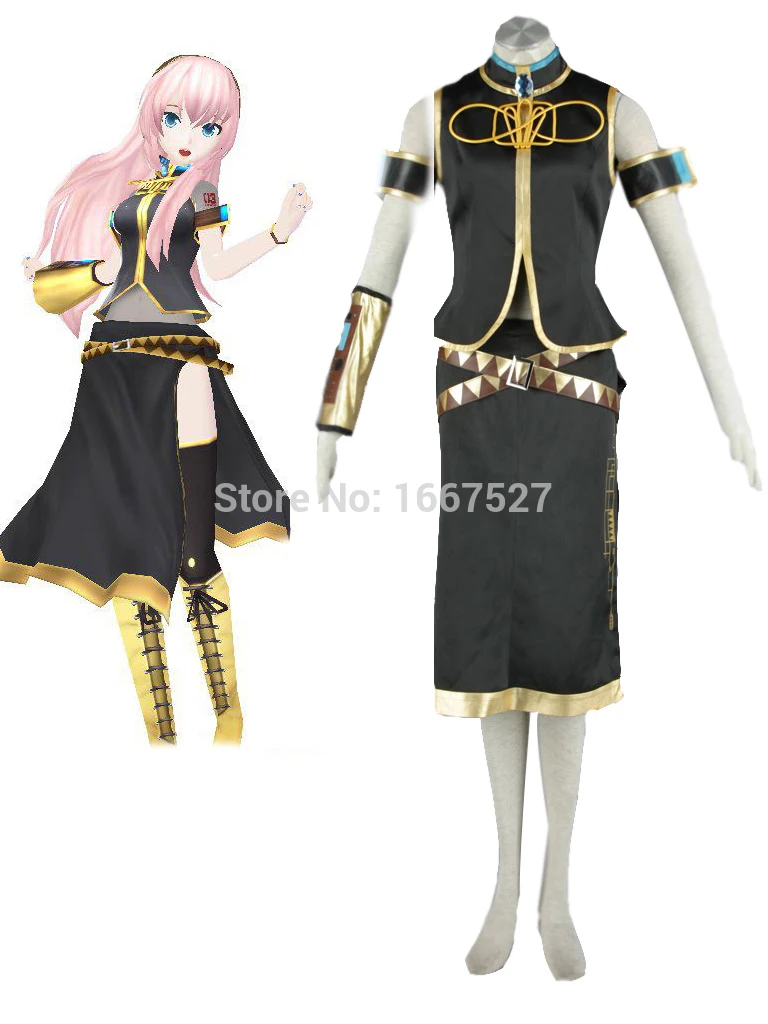 Vocaloid Megurine Luka Anime woman dress Cosplay Costumesdress bodycon