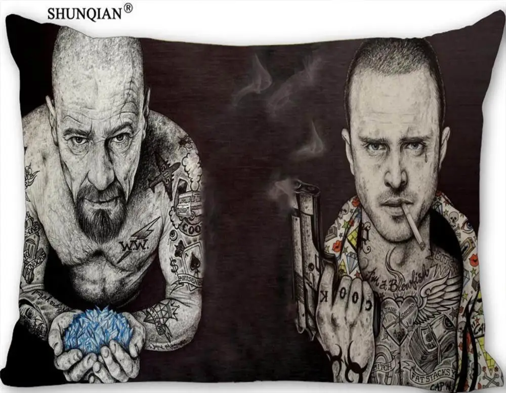 Пользовательские Breaking Bad Подушки Детские чехол на молнии Прямоугольник Подушки Детские крышка Чехол Размеры 45x35 см, 40x60 см, 45x75 см, 50x75 см(две стороны - Цвет: 11