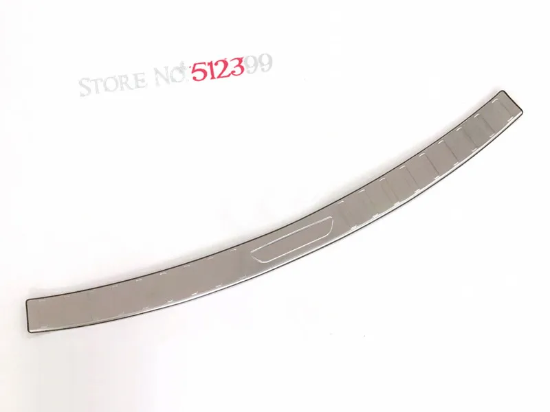 1 Stainless Steel Rear Trunk Sill Rear Bumper Protector Plate Cover Trim For font b Mazda