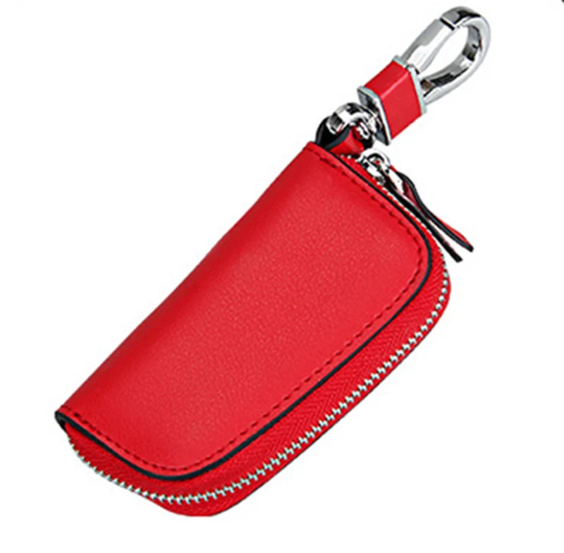 Artmi Unisex Genuine Leather Key Bag Household Car Key Pocket Waist