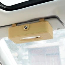 Козырек от солнца автомобильный тканевый ящик из искусственной кожи держатель для салфеток органайзер для автомобильных сидений коробки для салфеток автомобильные аксессуары