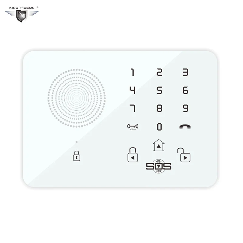 Touch Keypad Wireless Wired GSM Alarm System SOS Help Voice Home Security Burglar Auto Dialing Dialer SMS Call Remote Control K7