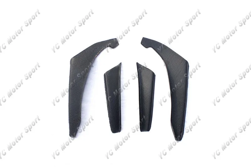 1999-2002 Nissan Skyline R34 GTR OEM Front Bumper Canard 4pcs CF (4)