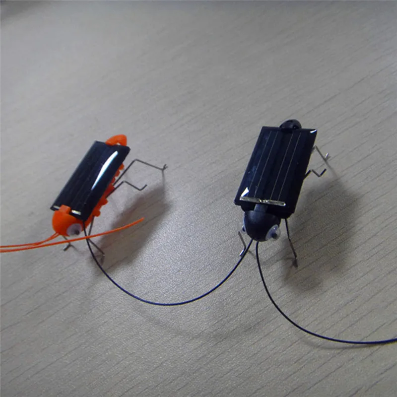 Мини игрушка на солнечной батарее для детей популярная детская модель насекомых