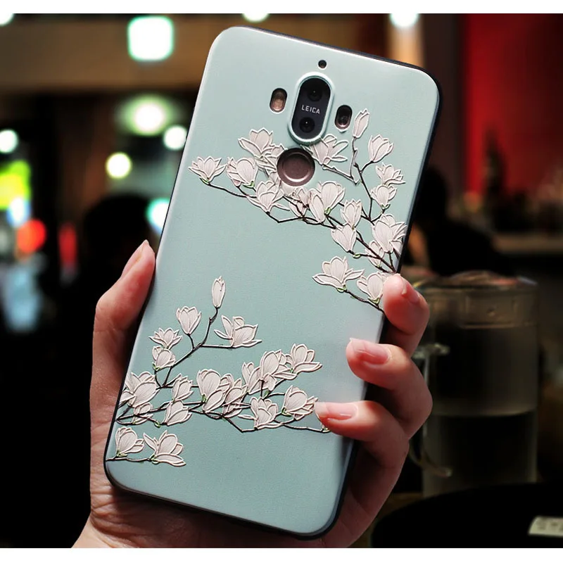 

Colorful 3D Relief Print Phone Case for Xiaomi 8 Redmi note 4x/4a/5 plus/5/note 5 Cartoon Flower Soft TPU Case 3D Funda