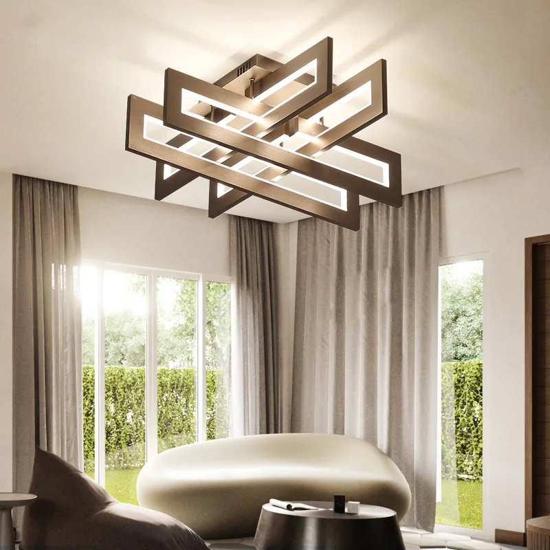 

2019New Modern Ceiling Lights LED Lamp For Living Room Bedroom Study Room Nordic surface mounted Ceiling Lamp Deco AC85-265V