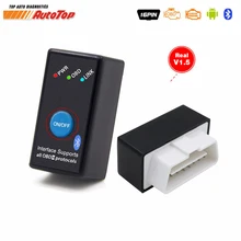 High Quality OBD2 OBD EML 327 V1.5 Bluetooth Adapter V 1.5 Auto Diagnostic Scanner for Android/ PC Automotive Scanner EML327