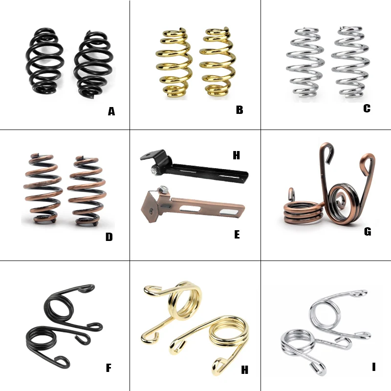 

Motorcycle Solo Seat Mount Kit Seat Springs Clip Bracket Mounting For Harley Davidson Bobber Chopper Custom Glod Chrome Bronze