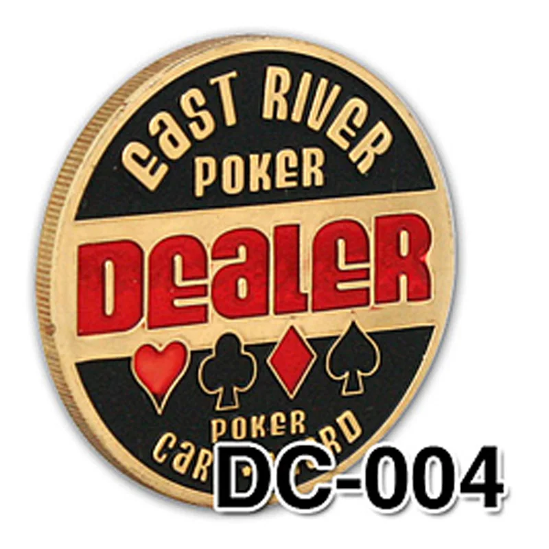 Металлический покерный чип, защита для карт, монета, узор, позолоченный, круглый пластиковый чехол, металл, ремесло, покерные фишки, покерная игра