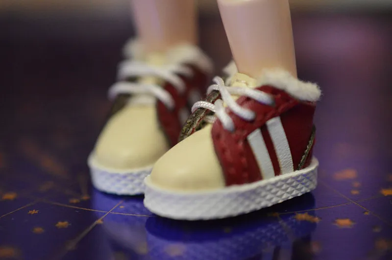 New [ 2cm 1/12Doll Sports Shoes] ob11 Sneakers Shoes
