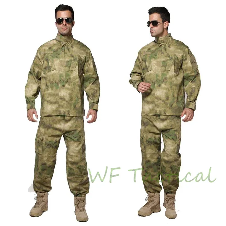 США Военная ACU армейская камуфляжная униформа для мужчин охотничий костюм Боевая куртка и брюки - Цвет: FG