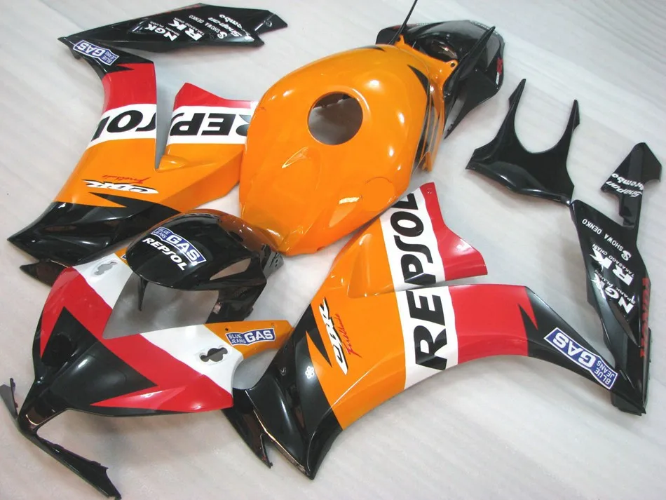 3 Подарки ABS Обтекатели Наборы Подходит для Honda CBR1000RR 2012 2013 CBR 1000RR 12, 13, 14, 15 лет, Обтекатели Наборы оранжевого и черного цвета