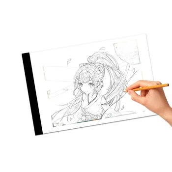 

A4 LED Light Box Pad Tracer for Drawing Tracing Diamond Painting, Ultra-thin Portable Light Table Board for Artists Sketching