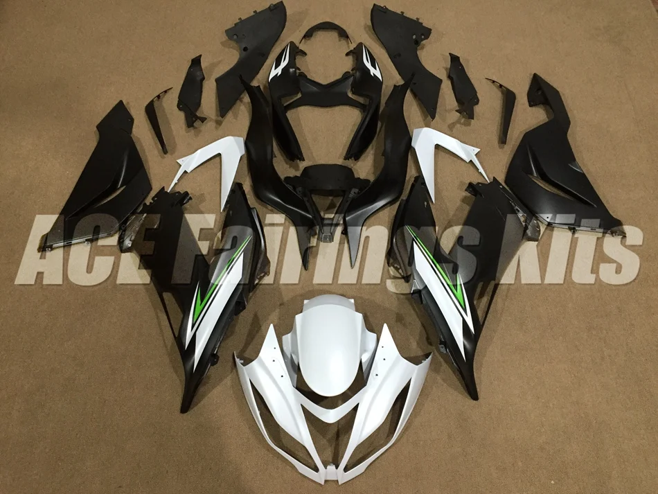 

New Abs Fairings Kit Fit for kawasaki Ninja ZX6R 636 599 2013 2014 2015 2016 6R 13 14 15 16 17 ZX-6R Body set Nice black white