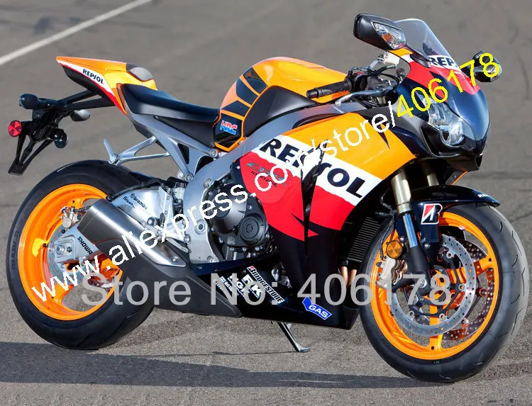 Высокое качество Repsol обтекатель комплект для 2008 2009 2010 2011 CBR1000RR CBR1000 08 09 10 11 CBR 1000RR(литье под давлением