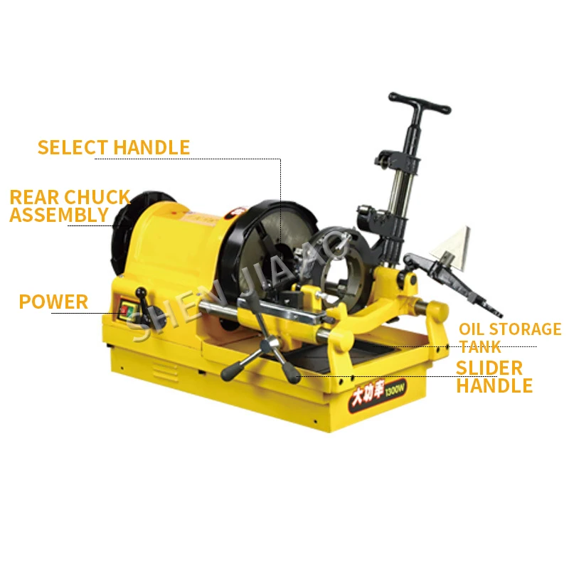 Máquina de rosqueamento/máquina de rosqueamento de tubos a gás/máquina de rosqueamento de tubos/máquina de abertura de tubos/torção de tubos