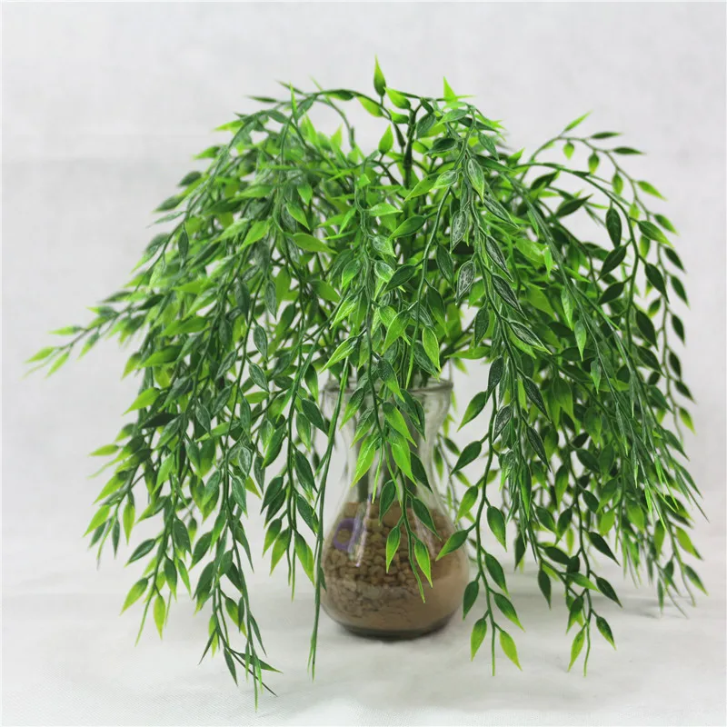 

Green Hanging Plant Artificial Plant Willow Wall Home Decoration Balcony Decoration Wall-mounted Ceiling Decoration Fake Flower