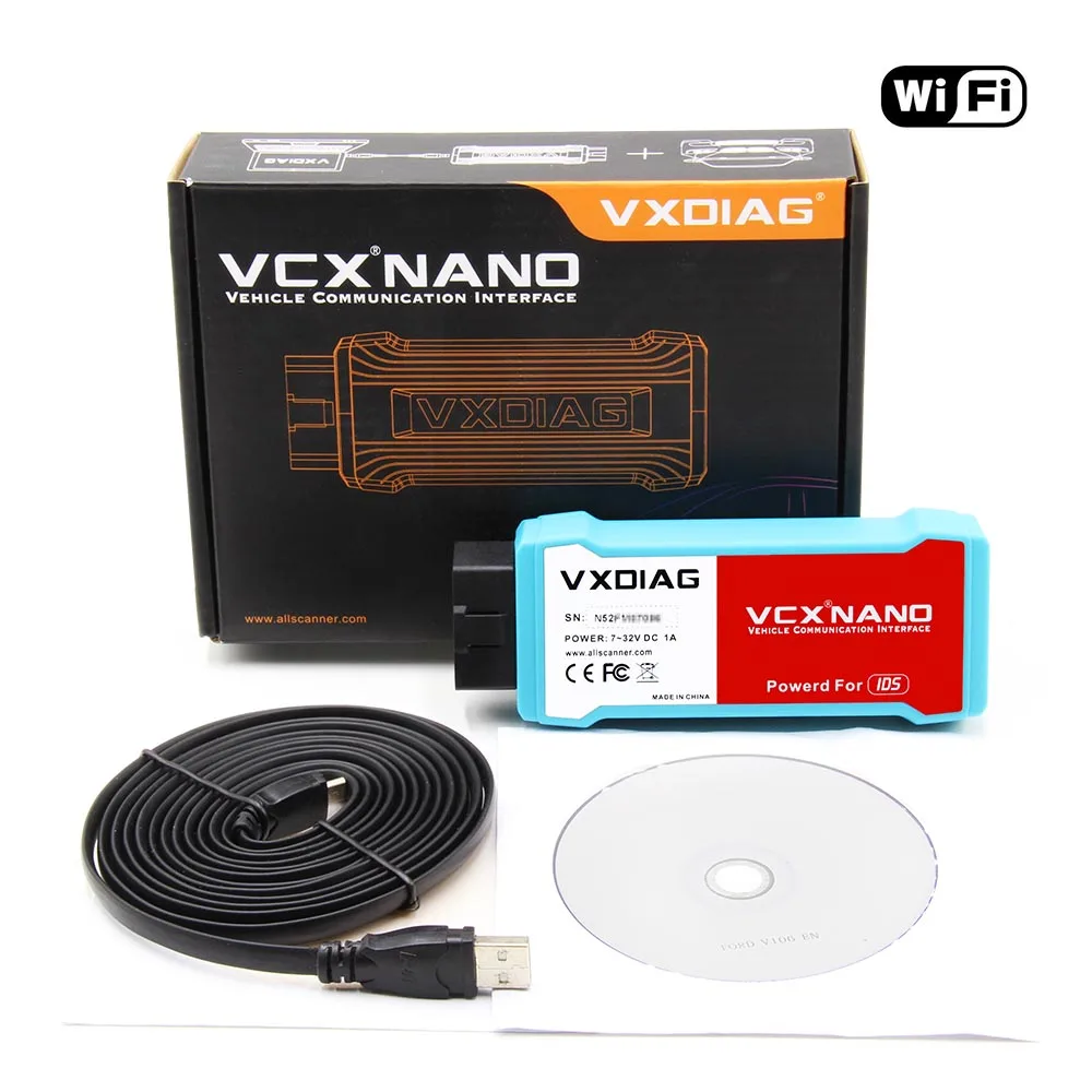 VXDIAG VCX NANO для Tis techstem V14.00.018 для JLR SDD V158 ODIS V5.1.5 OBD OBD2 автомобильный диагностический инструмент OBD2 wifi автоматический сканер