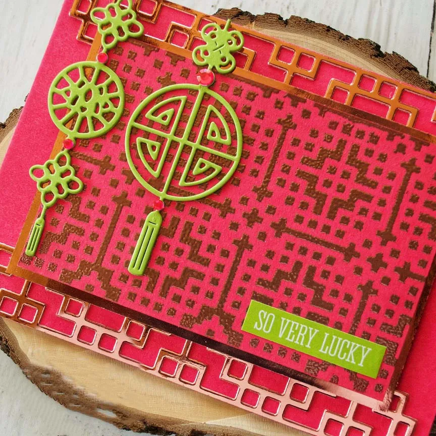 Chinese Traditional Pendant Metal Cutting Dies for DIY Scrapbooking Embossing Decorative Crafts