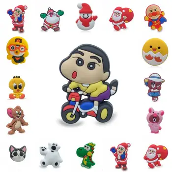 

1pc Classical Cartoon PVC shoe charms shoe accessories DIY shoe decoration for croc jibz kids favor kawaii cute X-mas gift