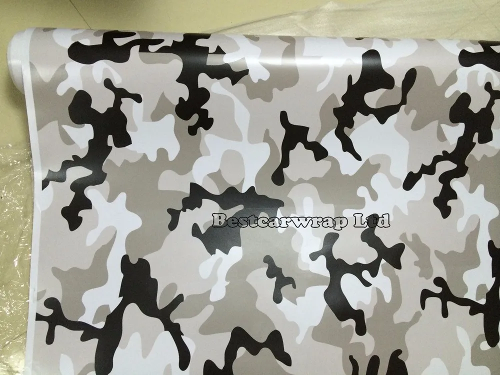 Black,white grey Vinyl car wrapping film 3m camo sheets (5)