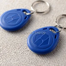 100 шт./лот) 125 кГц RFID Маркер Брелок близость EM4100 кольцо для карт метки брелки для контроля доступа только для чтения