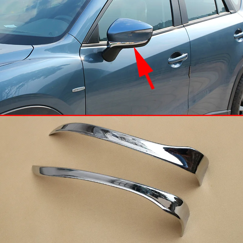 Side Mirror Strips Cover Car Styling Molding Glossy Mirror Trims For 2016-2019 Mazda CX-3 DK CX-5 KE Exterior Parts Accessories Side Mirror Strips Cover Car Styling Molding Glossy Mirror Trims For 2016-2019 Mazda CX-3 DK CX-5 KE Exterior Parts Accessories