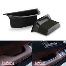 2 шт. интерьер передней двери подлокотник держатель для хранения Коробка для Benz E Class E200 E250 E260L E300 E350 2011- авто аксессуары