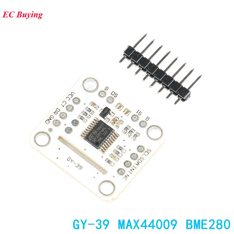 GY 39 MAX44009 BME280 Sensor Module GY 39 44009 Temperature and Humidity Sensor UART IIC TTL