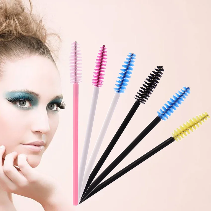 

50PCS Eyelash Brushes Makeup Brushes Disposable Mascara Wands Applicator Eye Lashes Cosmetic Brush Makeup Tools