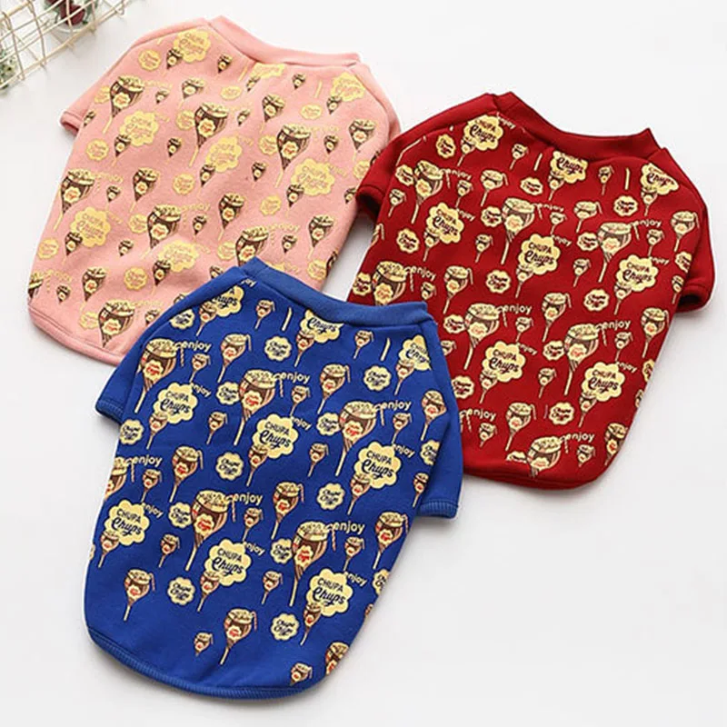 

Fashion Pet Dog Clothes Print Pets Dogs Clothing For Dogs Puppy Outfit Cat Hoodie Pet Overalls For Small Medium Dogs Chihuahua