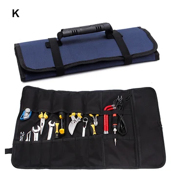 

double layer 600D Oxford cloth multifunction tool bag mandrel toolkit black red blue styles