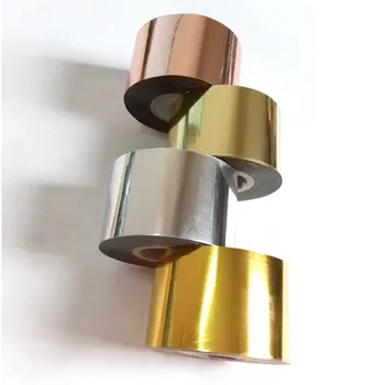 

120M/roll Wholesale Metal Mirror Gold Silver Transfer Foil Champagne Nail Foil Sticker DIY Nail Art Decal Manicure Tools
