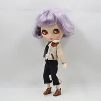 Blyth doll Leather shoes with four differents color for suitable  1/6 30cm 2