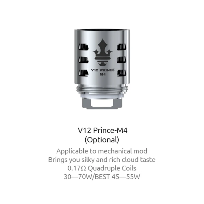 Катушка SMOK TFV12 Prince X6 Q4 T10 M4 сетчатые катушки для атомайзера Tank Cobra Edition электронная