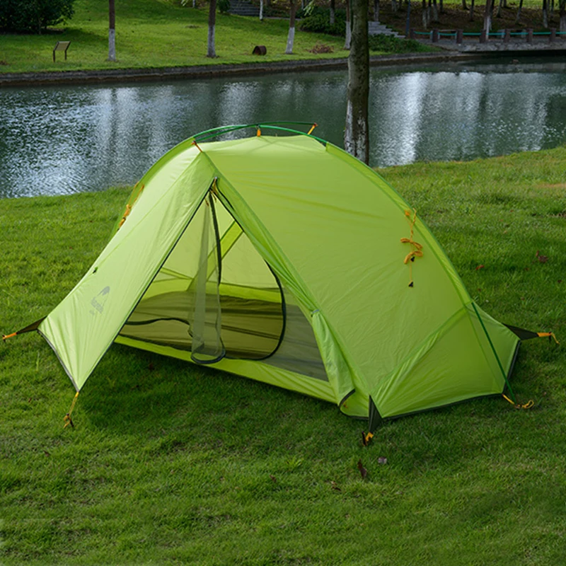 1.2 КГ Naturehike 2 Человек Туризм Палатка Pro 20D Силиконовое Водонепроницаемая Ткань Однополюсный Свет Палатка NH Открытый Отдых Велоспорт палатка туристическая 3 Сезон