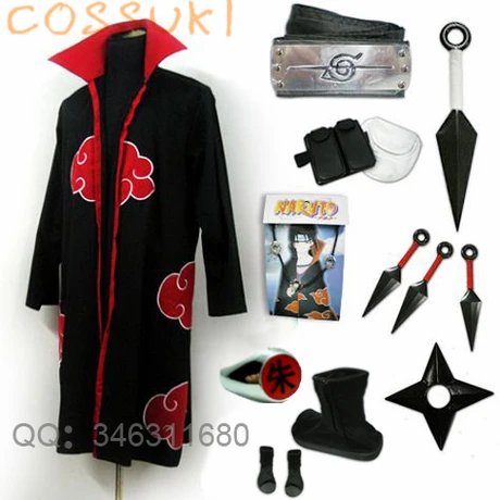 

Free Shipping! Stock! Naruto Uchiha Itachi Cosplay Costume Suits ,Perfect Custom For you!Can't be customized!