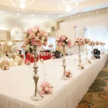 Свадебные композиция мастер Настольный подсвечник T дорога привести Русалка свадебное дорога приведет 47 дюймов/1,2 м высотой 10 шт./лот