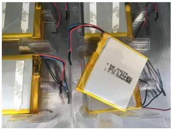 

3.7V polymer lithium battery 374237 550MAH MP3 MP4 MP5 audio 383842