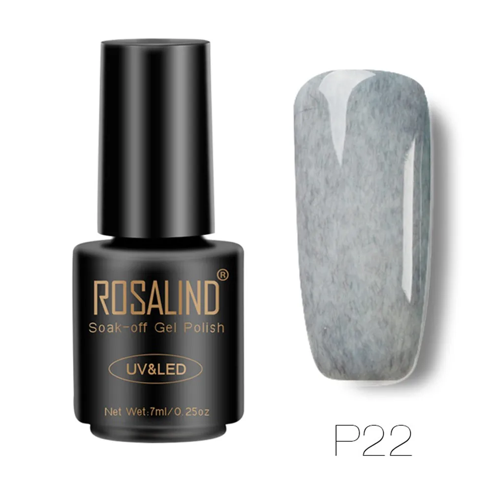 ROSALIND, 7 мл, распродажа, лаки для ногтей, Гель-лак для ногтей, УФ светодиодный, полуперманентный, Праймер, принадлежности для маникюра