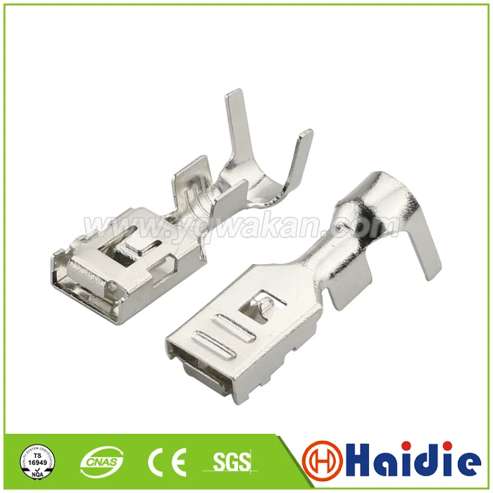 

50pcs auto wire terminal for elcetric connector, G541 crimp loose pins loose terminals DJ624C-D6.3D