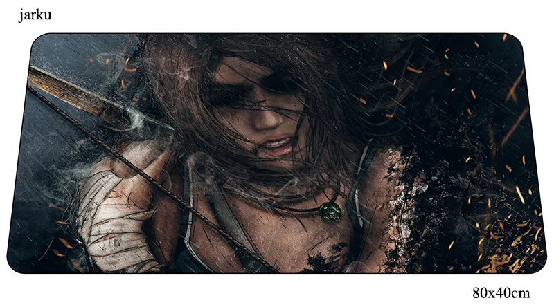 Tomb raider коврик для мыши 800x400x2 мм, игровой коврик для мыши, аниме, xl, офисный коврик для ноутбука, Настольный коврик, гаджет, коврик для мыши, игры, pc gamer, коврики