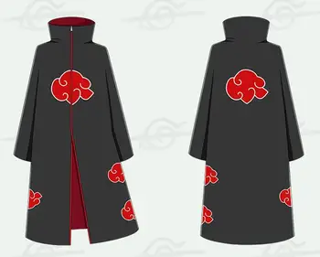 

Anime Naruto Cosplay Costume Akatsuki Cloak Hoodie Naruto Uchiha Itachi Anime Cosplay Costume