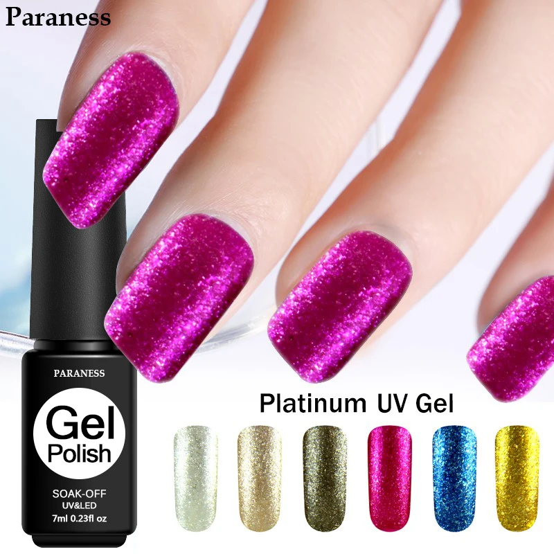 Buy Paraness Platinum Glitter Colors UV Acrylic Gel