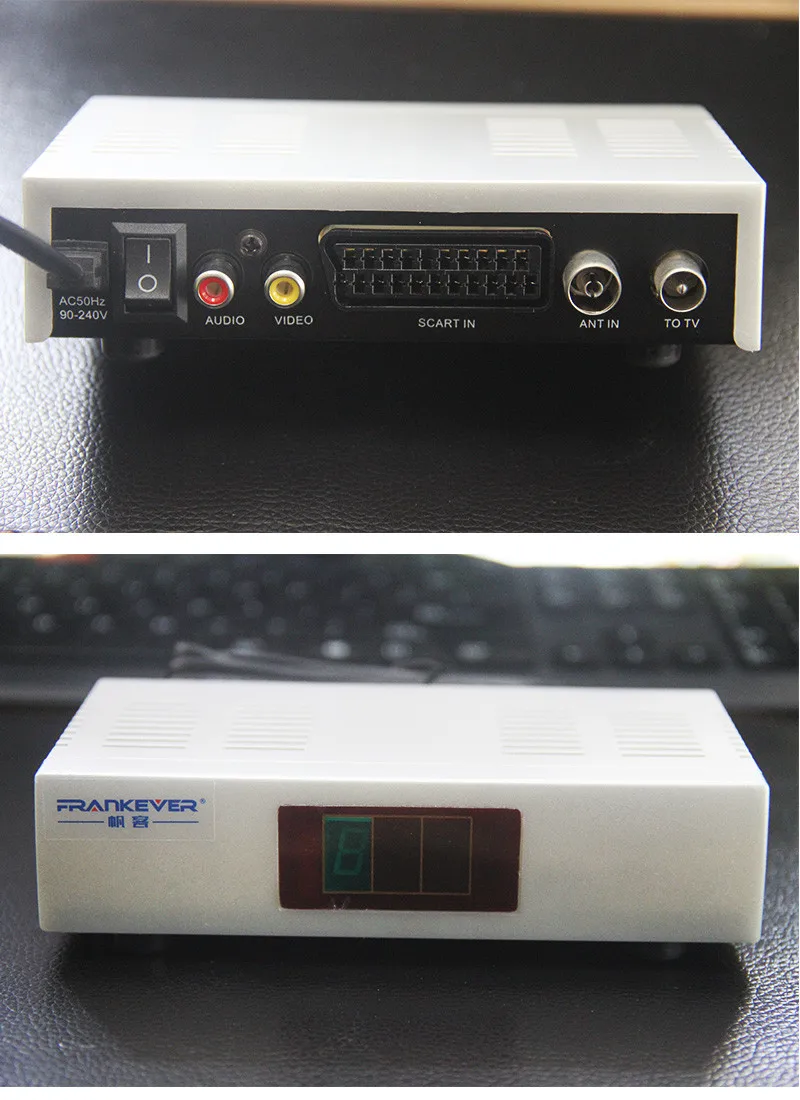 2017 New Arrival Television System TV Signal Standard Audio Video Signal Converter AV To RF Modulator TV 90-240V EU Plug RF408 (7)
