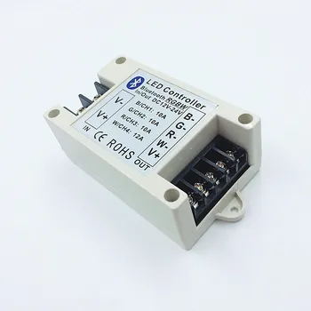 

New Bluetooth RGB/RGBW led Controller BT Wireless IOS/Android Led Strip Bluetooth 4.0 Control DC 12V/24V 42A Free Shipping